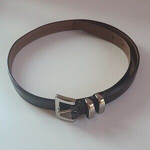 Stone Mountain Italian Leather Unisex Belt Size M